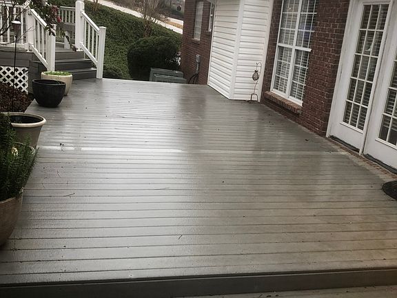 Large composite deck