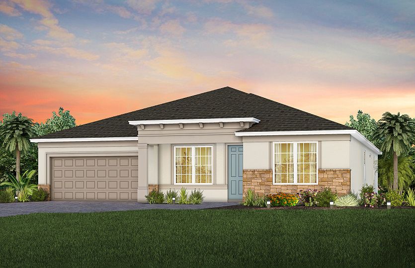 Merlot Exterior FM2 with Stone