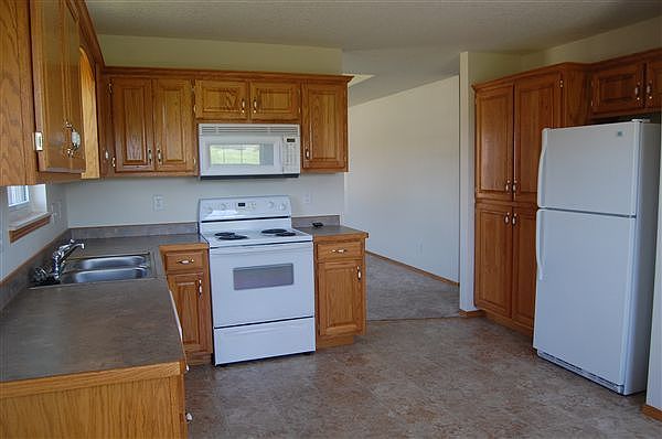 Kitchen from rear entry