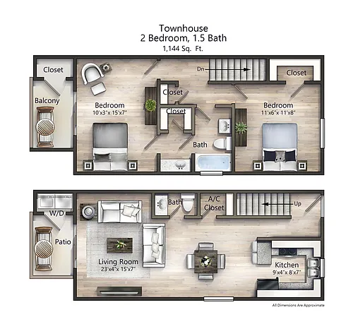 Floor plan Townhouse