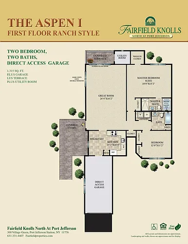 Floor plan Aspen I