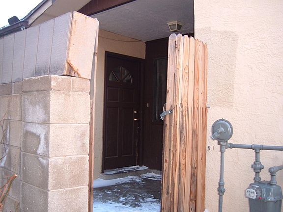 gated entry into private courtyard