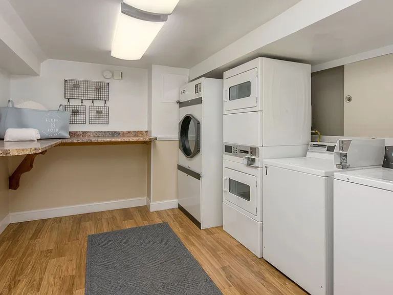 Refresh Your Wardrobe Just Steps Away with Our Onsite Laundry Facility!