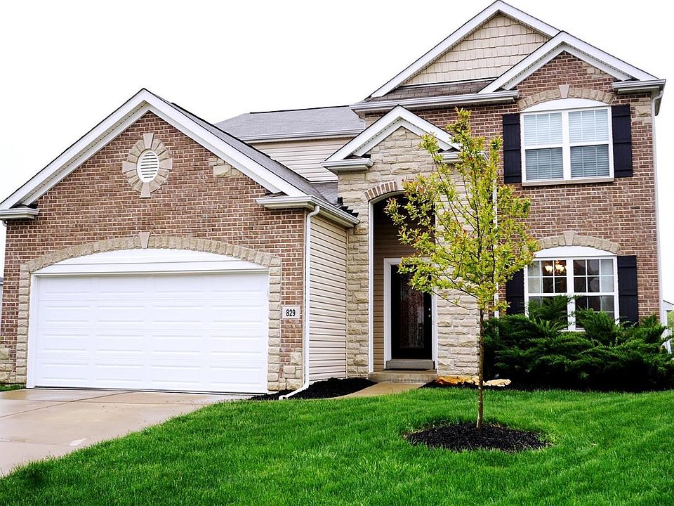 Stately brick & stone home.