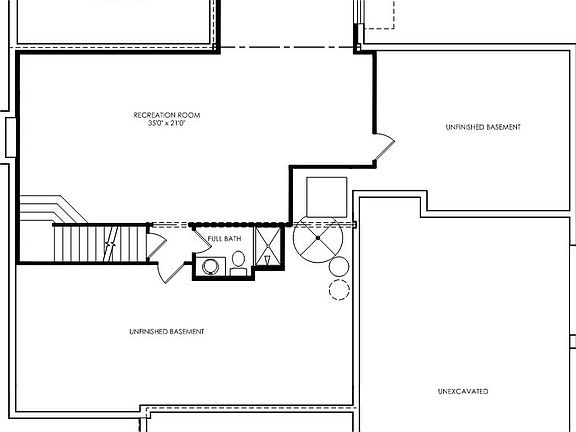 floor plan lower level