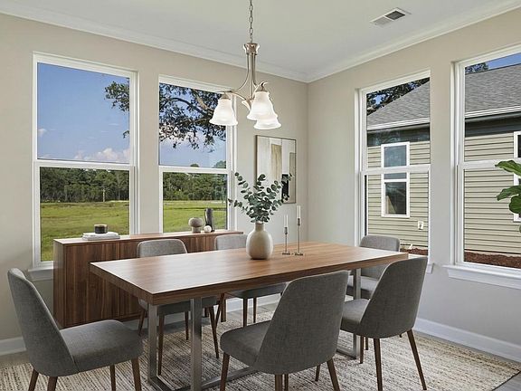 Virtually Staged Dining Room