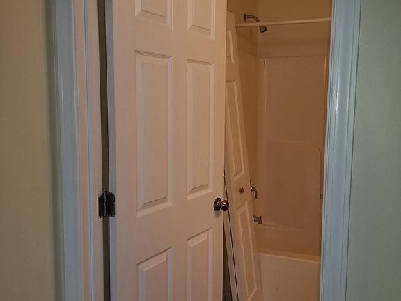 View of tub and shower.