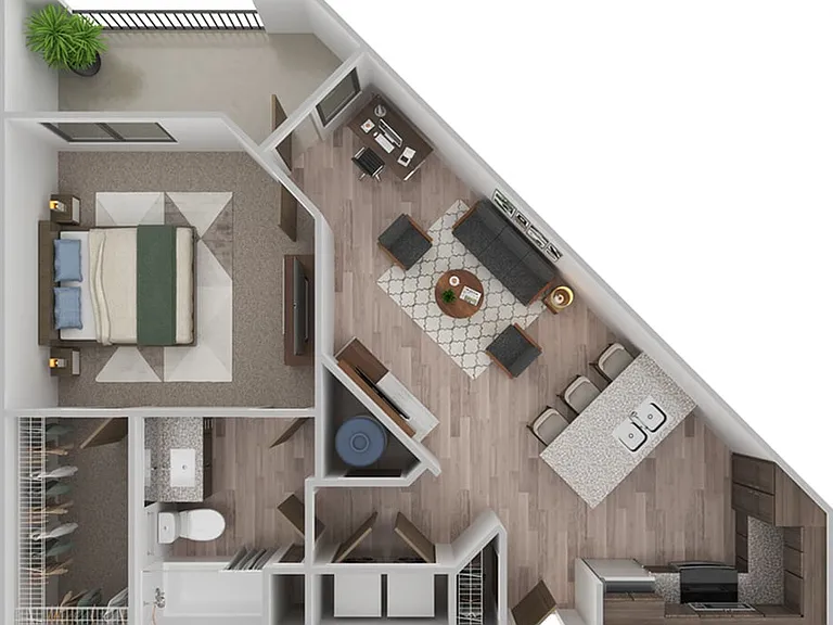 1 Bedroom | 1 Bath | 815 SF 1 Bedroom | 1 Bath | 815 SF