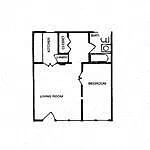 Floor plan Studio