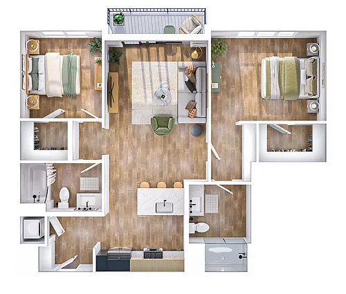 Floor plan B21-M