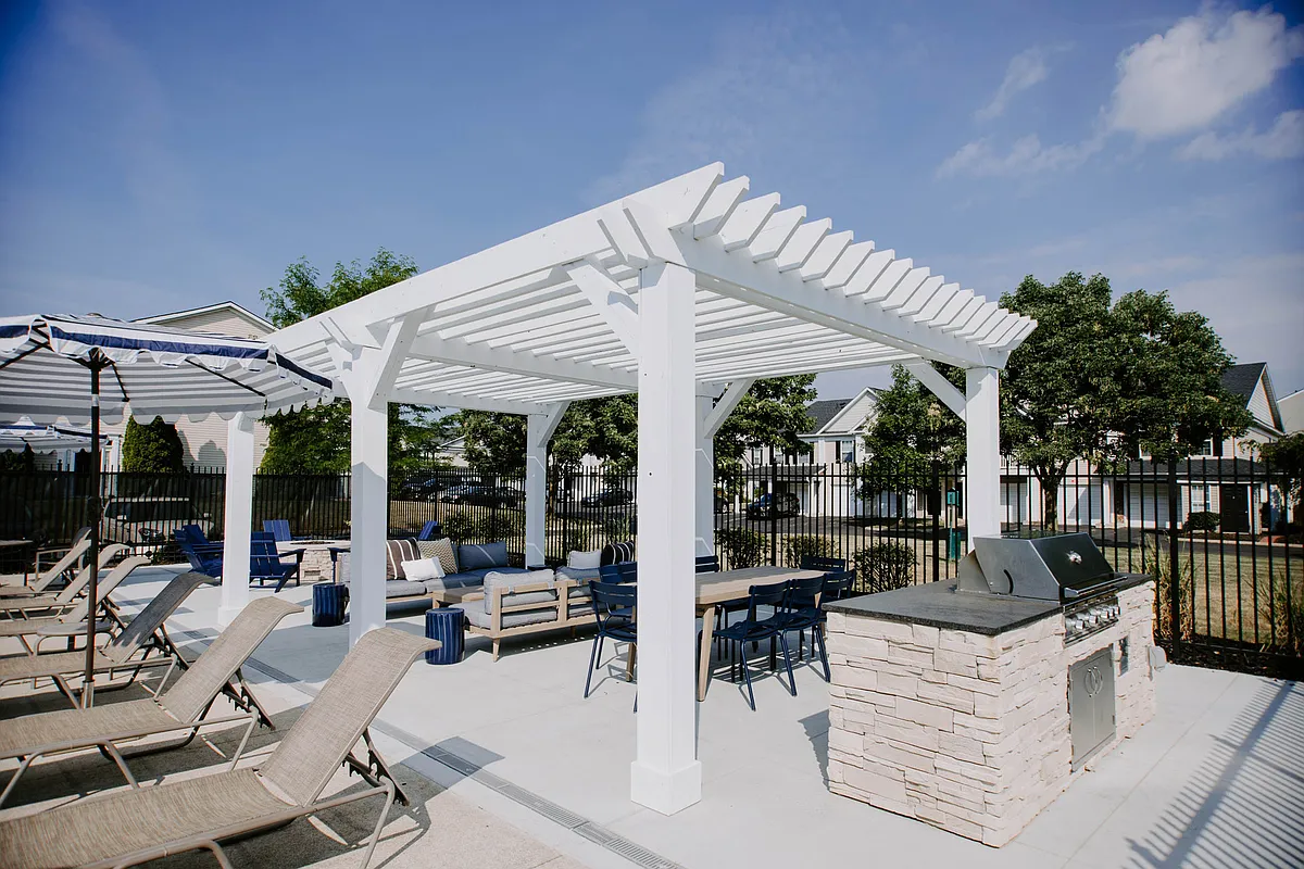 Resort-Inspired Lounge Deck - Sunbury Commons