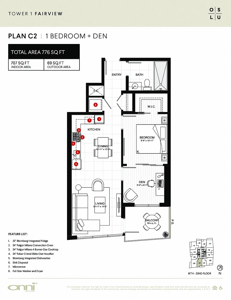 Floor plan Fairview C2