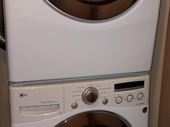 Full-size washer and dryer