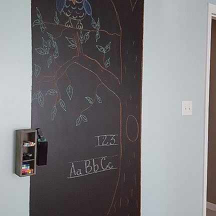Chalkboard wall 