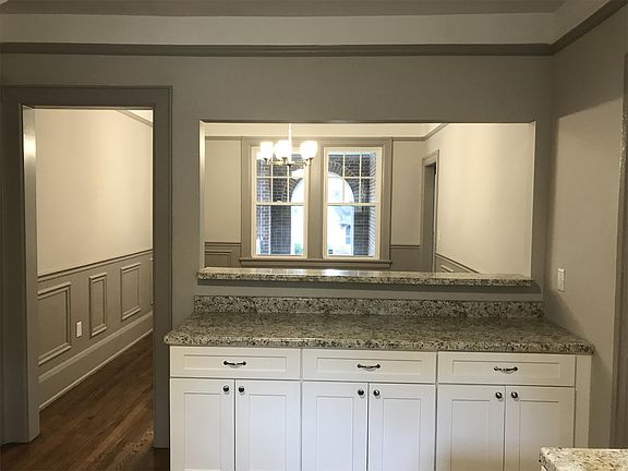 View from Kitchen into Dining room.