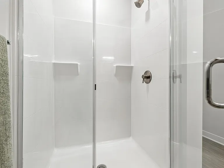 Sleek Walk-In Shower