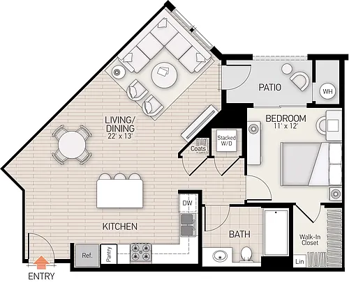 Floor plan River View III - Plan G
