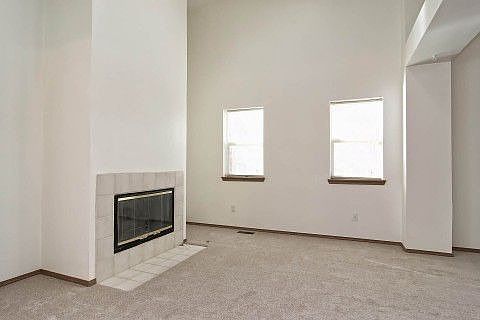 View of Fireplace from Dining Room