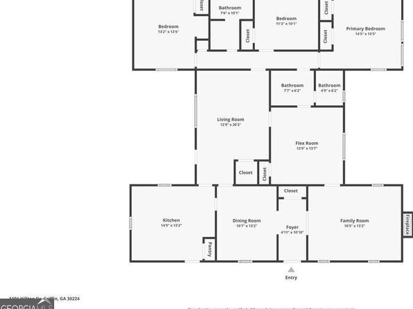 1101 Hilltop Dr, Griffin, GA 30224