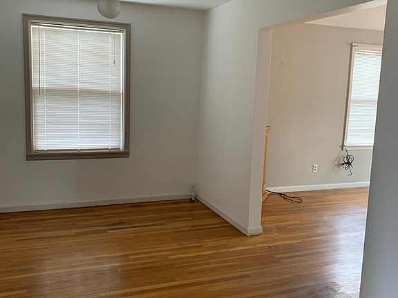 Dining area looking toward living room. East views.