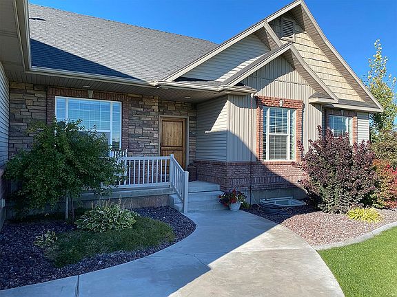 Front door and porch