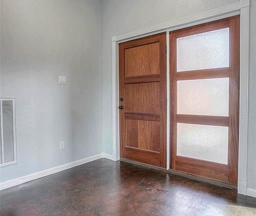 Interior front door.
