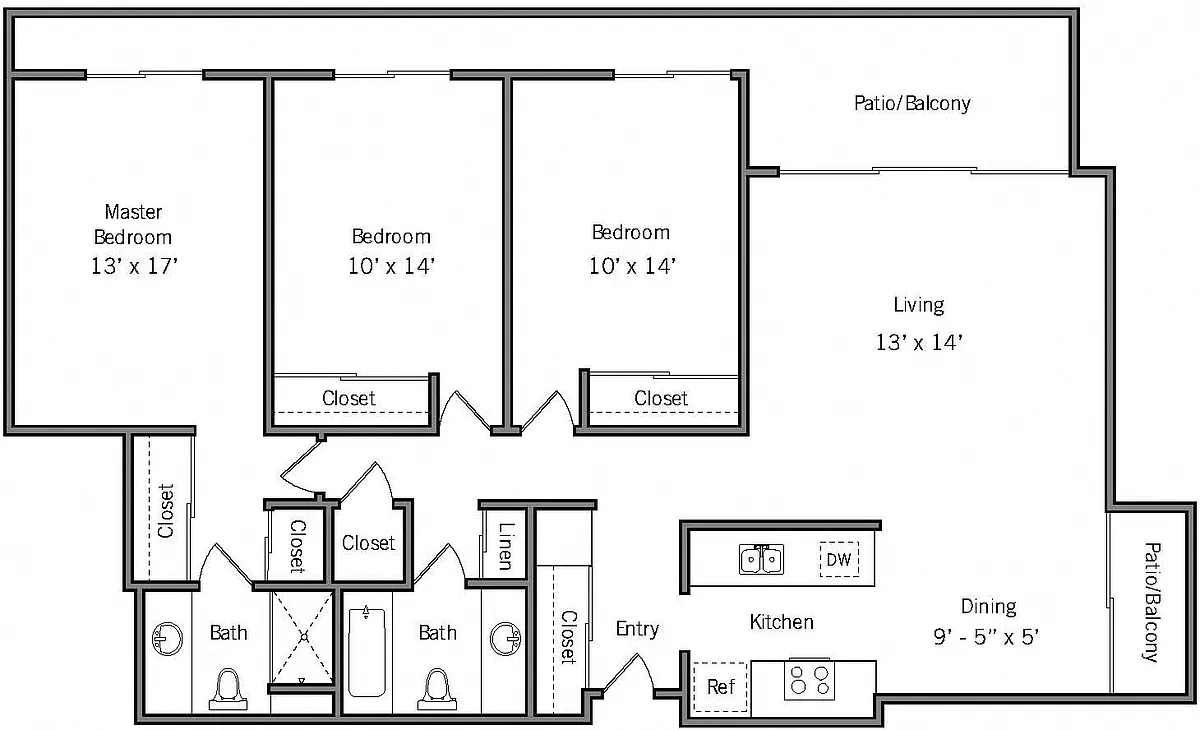 Floor plan 3B