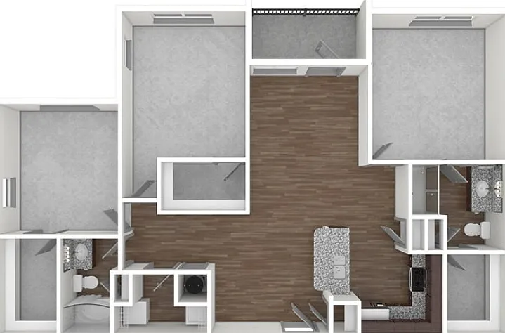 The Russell Floorplan Diagram