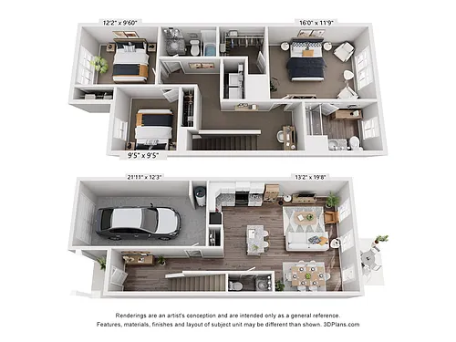 Floor plan Coastal Townhome
