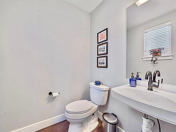 Half bathroom on first floor.