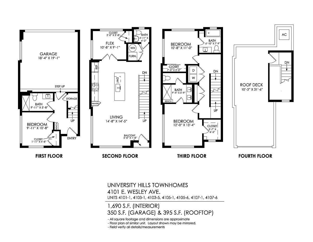 Floor plan 3 + Den x 3.5