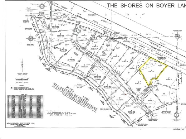 LOT 8 Blk2 S The Shrs, Lake Park, MN 56554