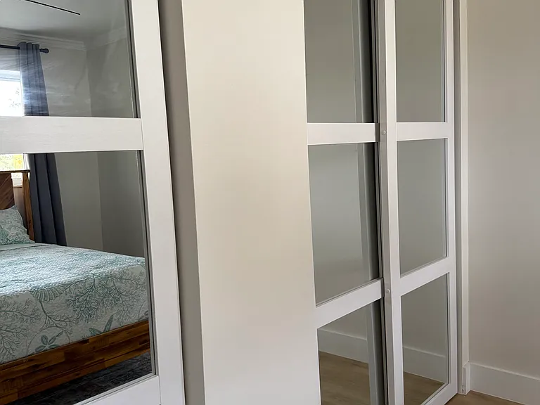 Second Queen bedroom closets