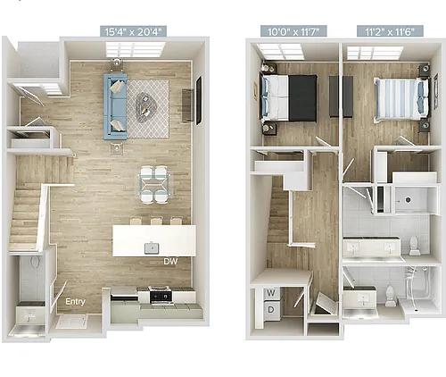 Floor plan B2TS-1385
