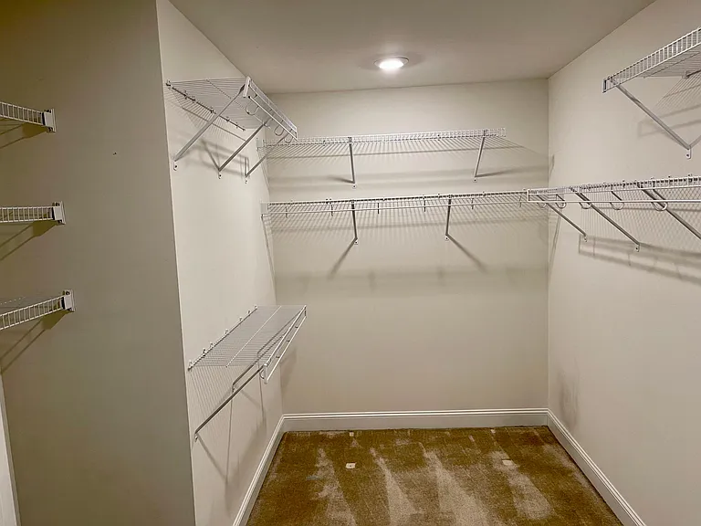 Primary walk in closet