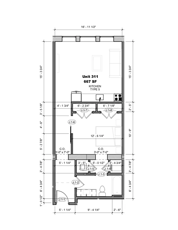 Floor plan 311