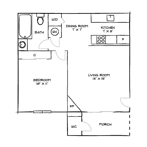 Floor plan Design 1A