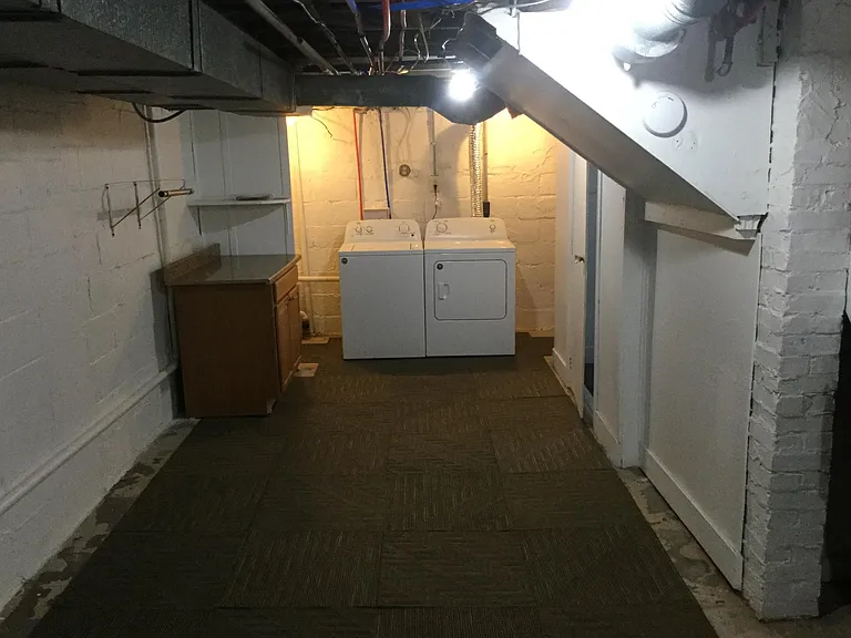 Laundry area with Folding/Storage Table!