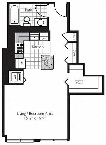 Floor plan STUDIO 12 - THE SHOREHAM