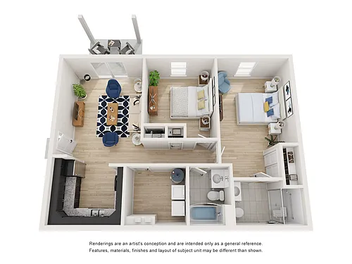 Floor plan The Beck 1