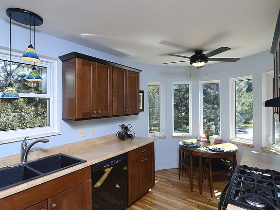 kitchen overlooking garden