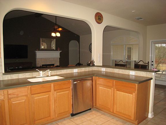 Kitchen w/new GE stainless dishwasher