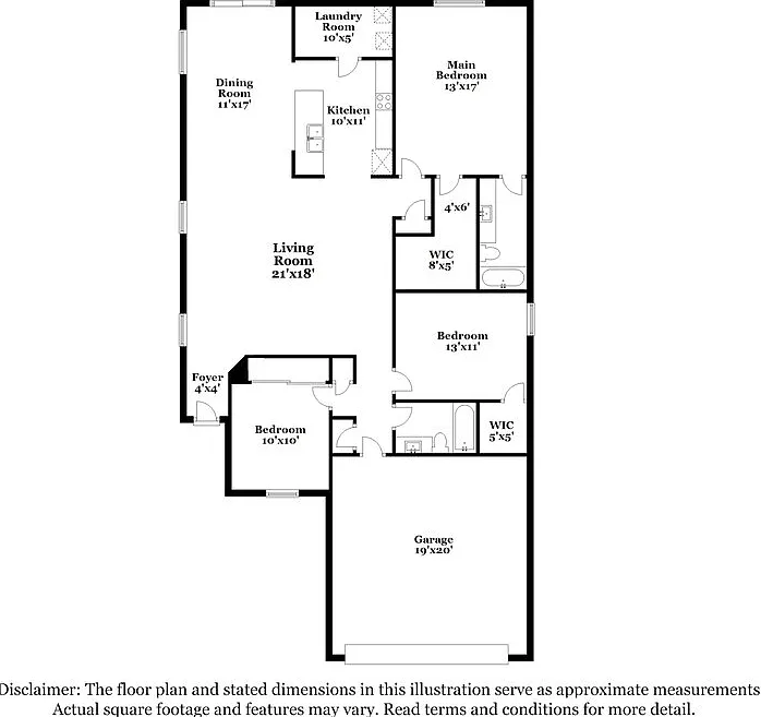 3 bed, 2.0 bath, 1631 sqft, $1,895 — Photo 2