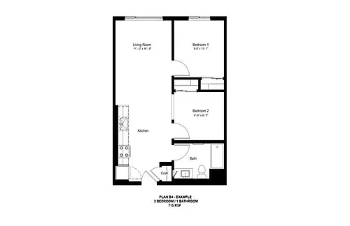 Floor plan Plan B4