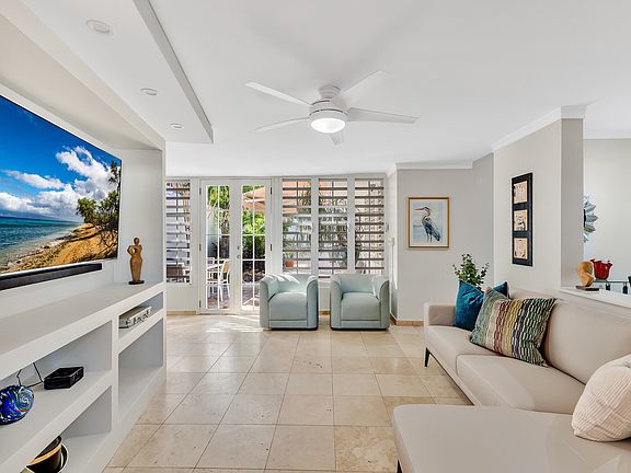 Living Room with AC and access to courtyard