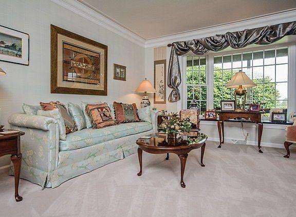 Living Room with Bay Window