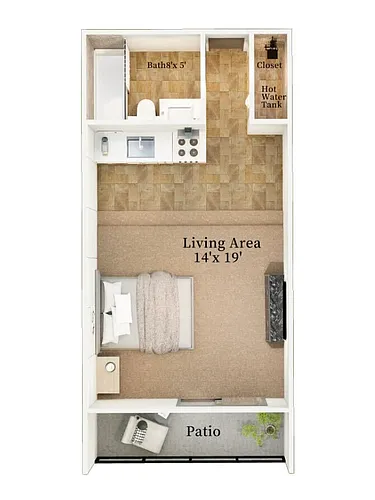 Floor plan Studio