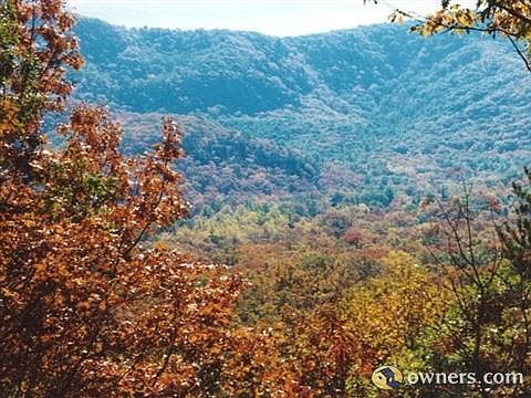 The Swannanoa mountains from the front deck
