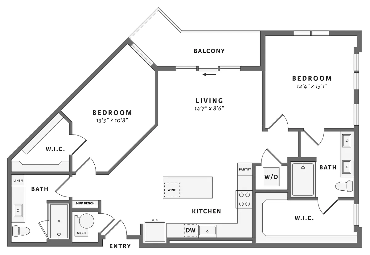 Floor plan B3