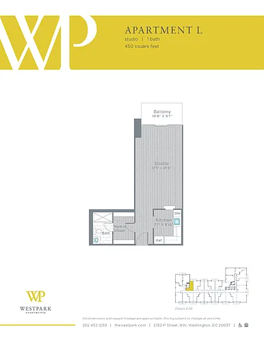 Floor plan Studio 3